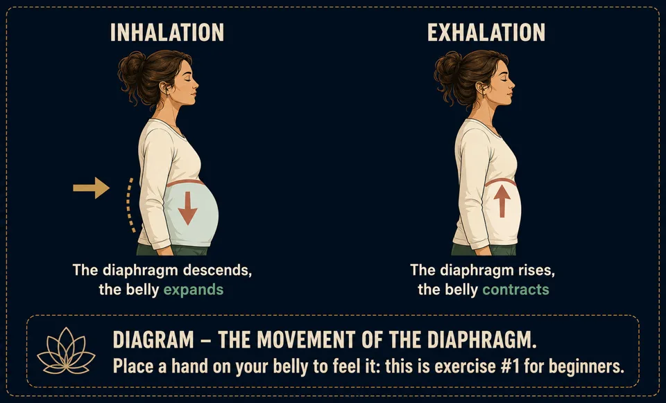 A steady wave: 6 breaths per minute.