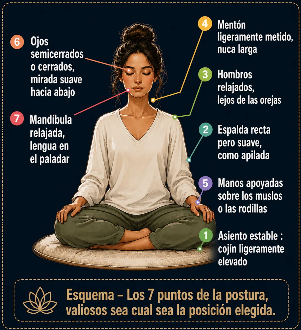 En una silla — ideal para empezar. Siéntate hacia el borde delantero del asiento, con los pies bien planos. En una silla — ideal para empezar. Siéntate hacia el borde delantero del asiento, con los pies bien planos.